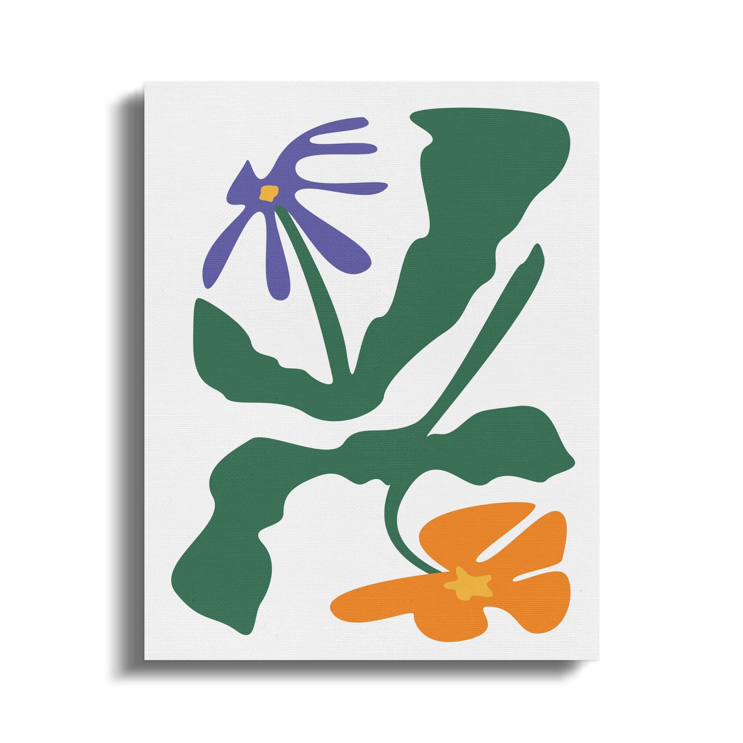 Premium Poster of Bold Botanical Floral Artwork Canvas Wraps