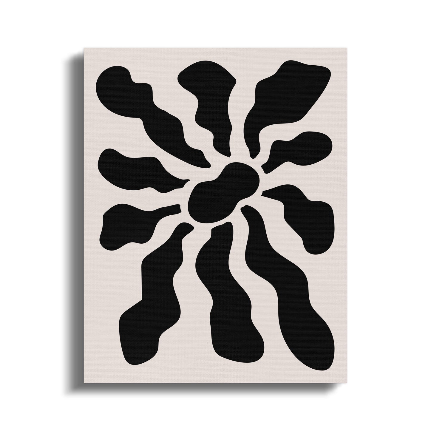 Premium Poster of Bold Modern Floral Wall Art Explosion Canvas Wraps