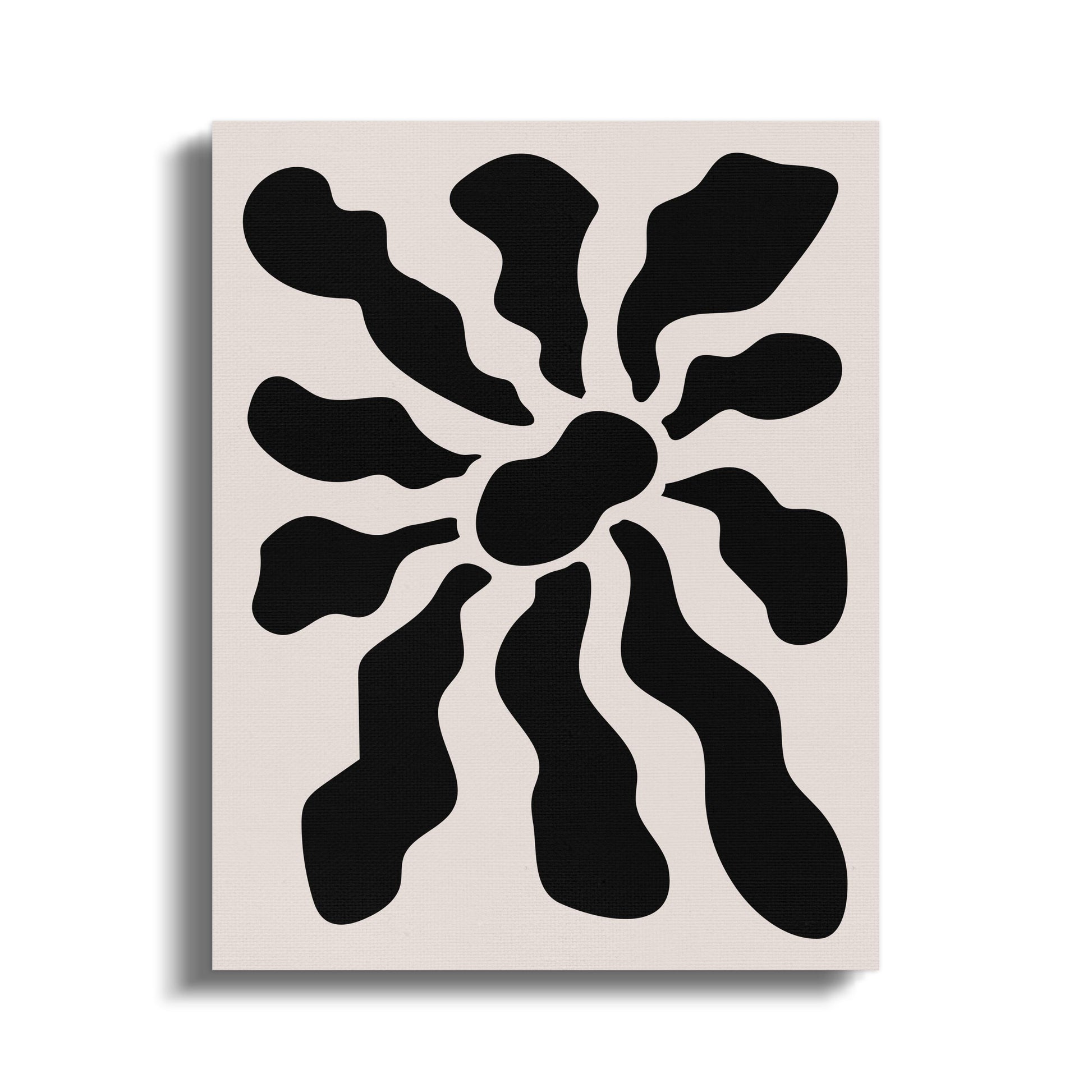 Premium Poster of Bold Modern Floral Wall Art Explosion Canvas Wraps