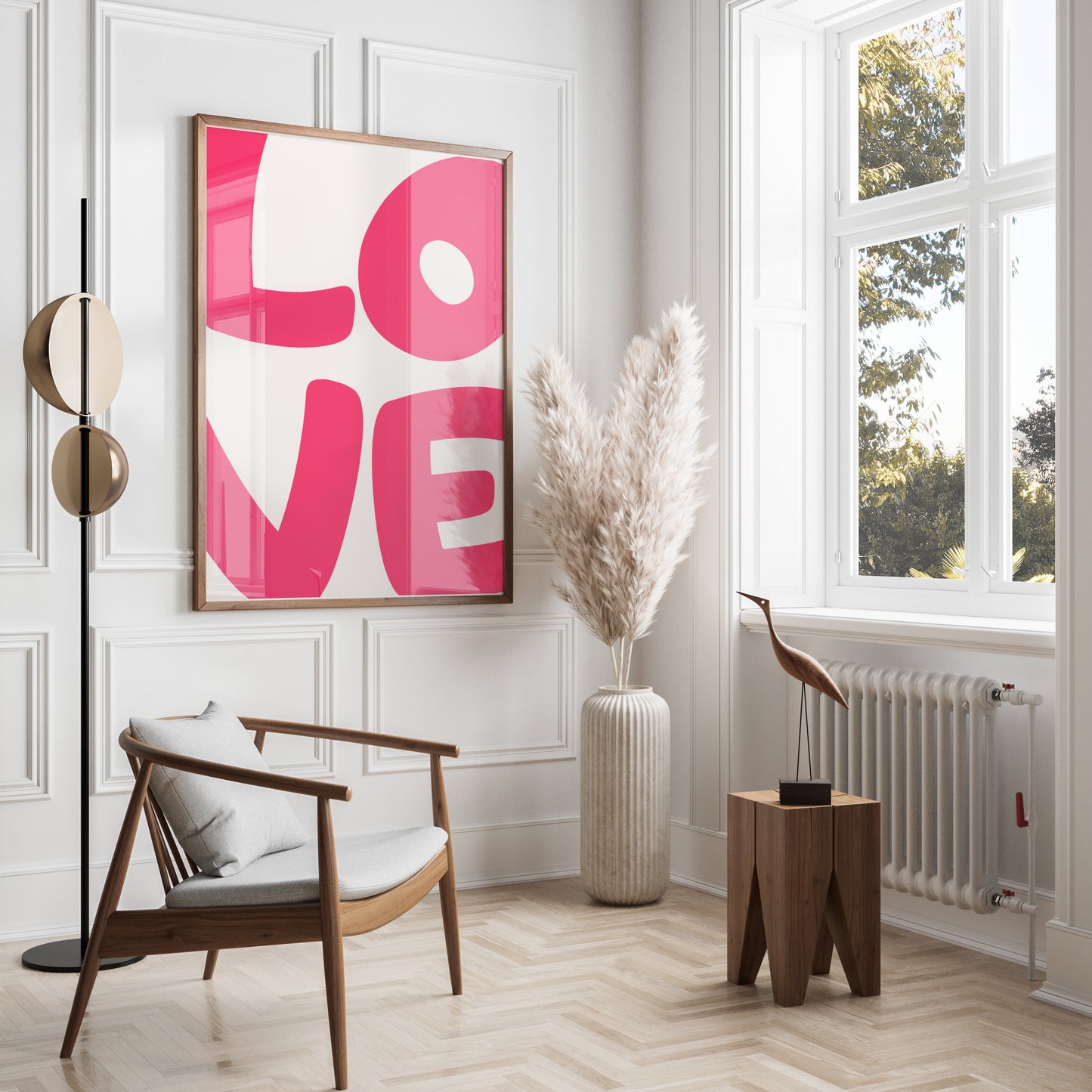 Premium Poster of Bold Modern LOVE Typography Posters