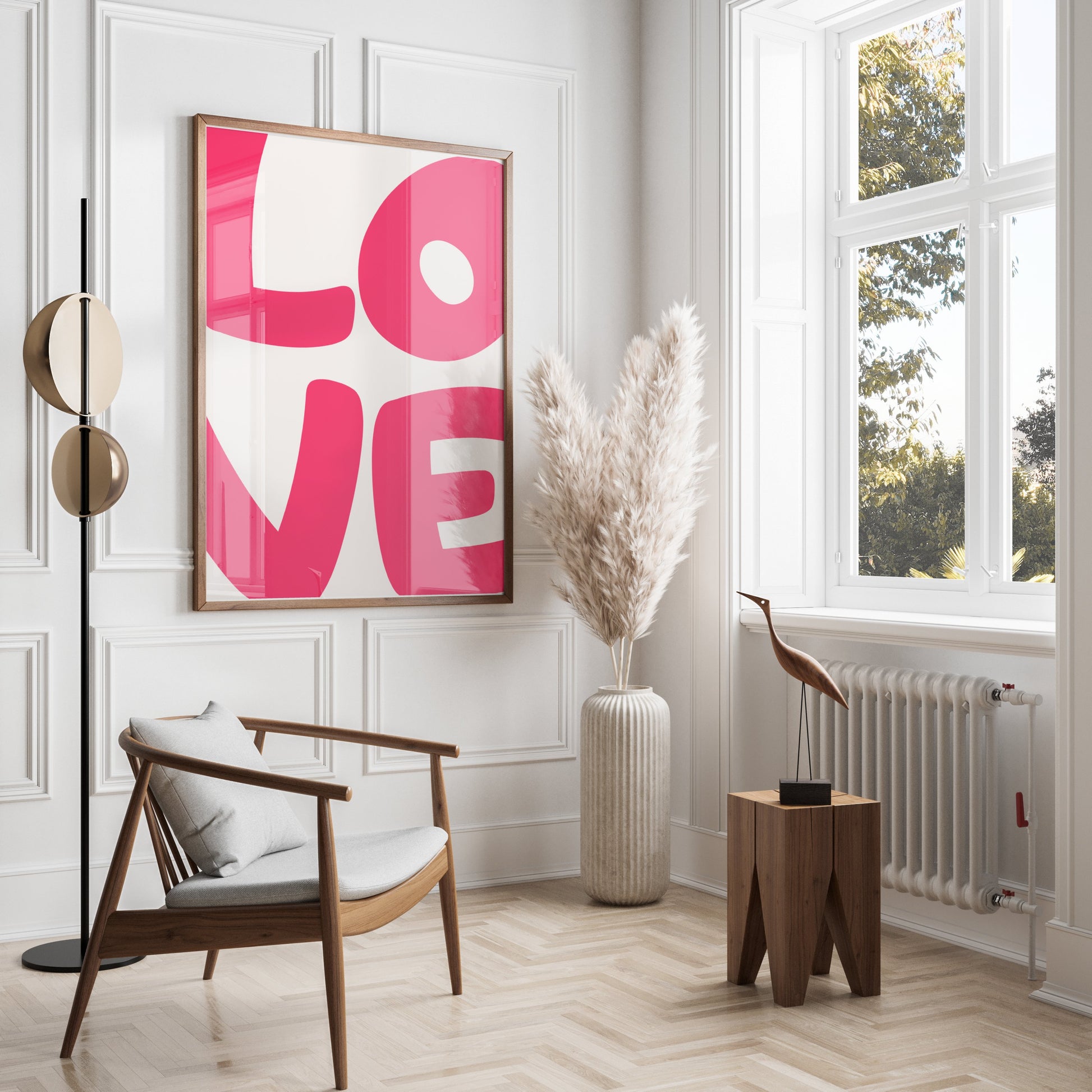 Premium Poster of Bold Modern LOVE Typography Posters