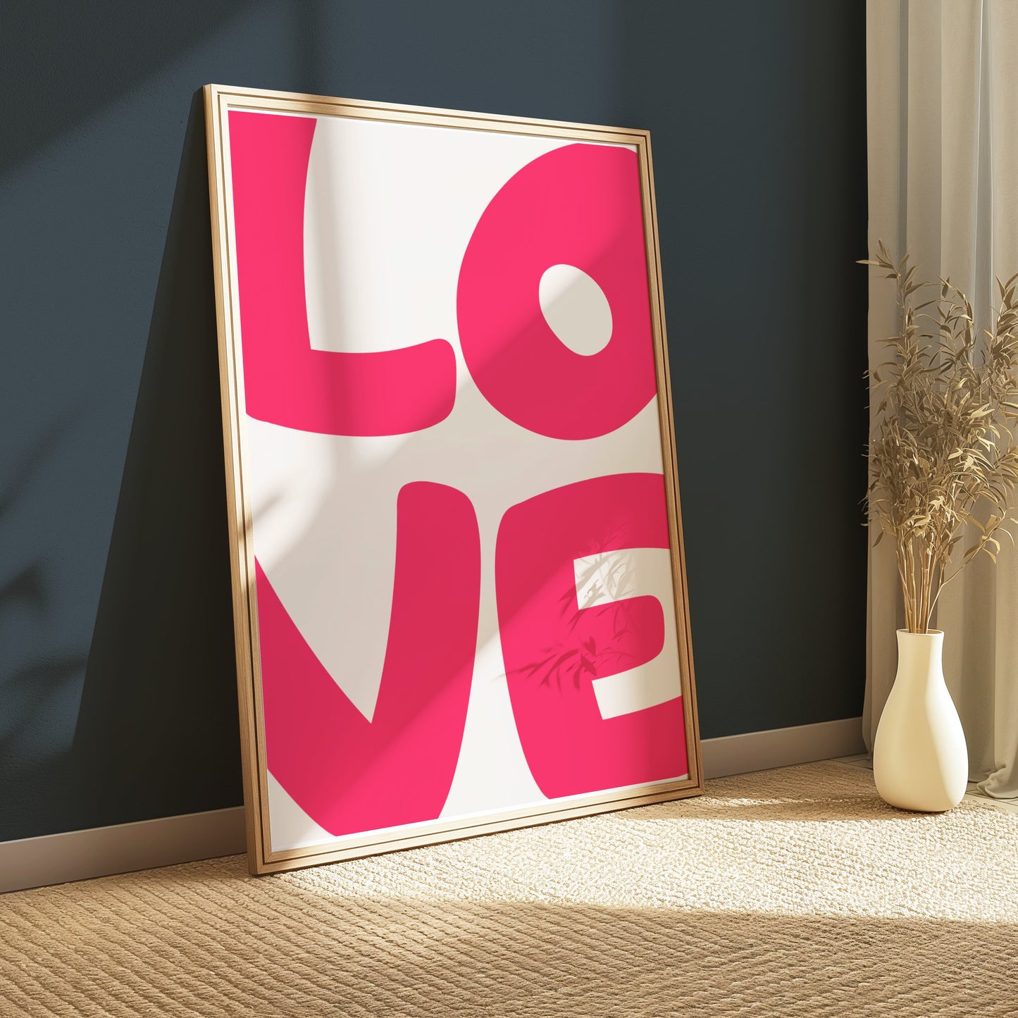 Premium Poster of Bold Modern LOVE Typography Posters