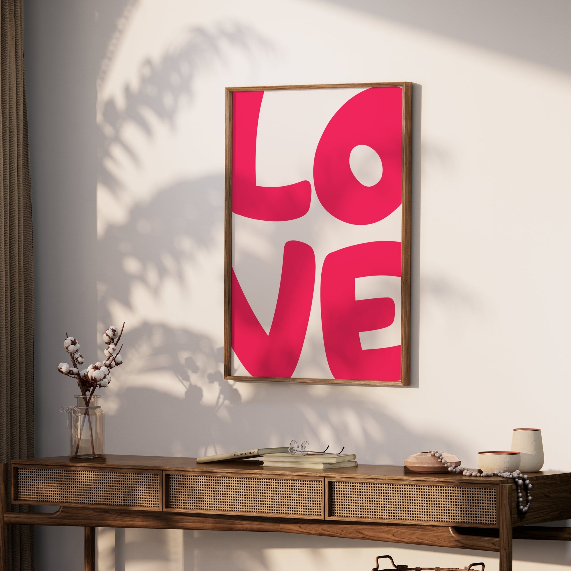 Premium Poster of Bold Modern LOVE Typography Posters