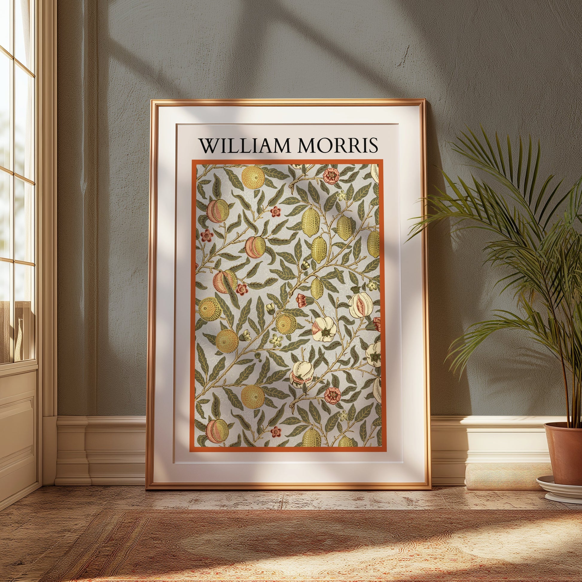 Premium Poster of Botanical Art William Morris Design Wall Posters