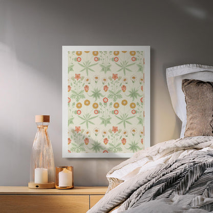 Premium Poster of Botanical Flowers Pattern William Morris Canvas Wraps