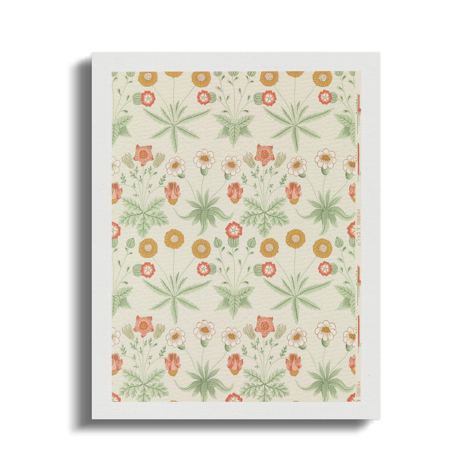 Premium Poster of Botanical Flowers Pattern William Morris Canvas Wraps