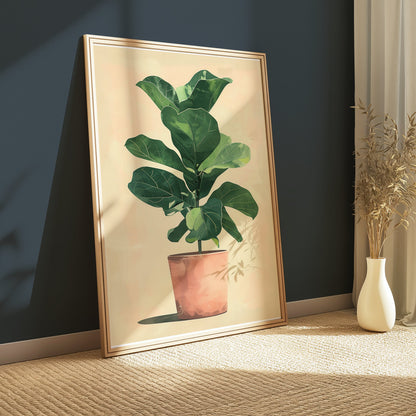 Premium Poster of Botanical Potted Plant Artwork for Home Decor Posters