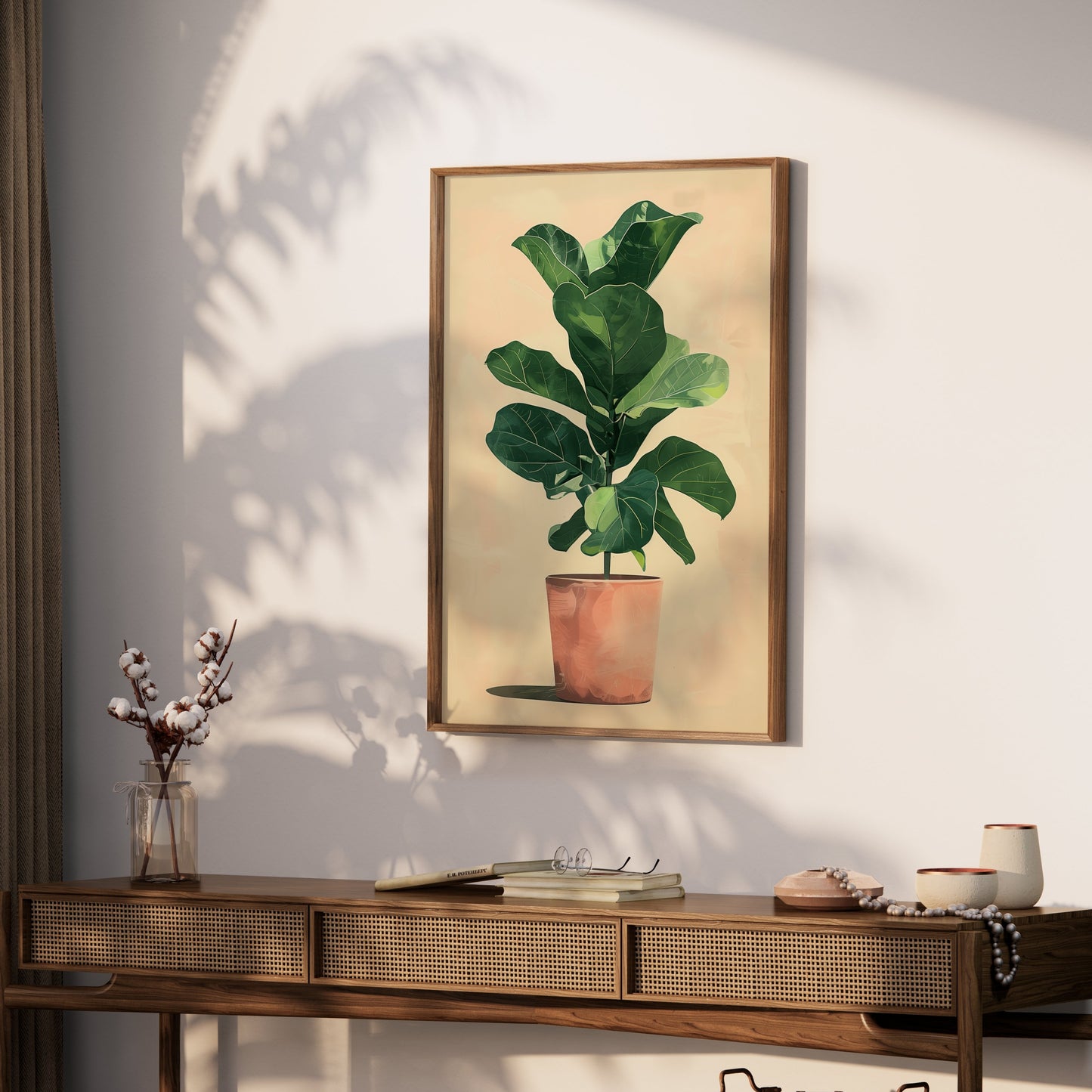 Premium Poster of Botanical Potted Plant Artwork for Home Decor Posters
