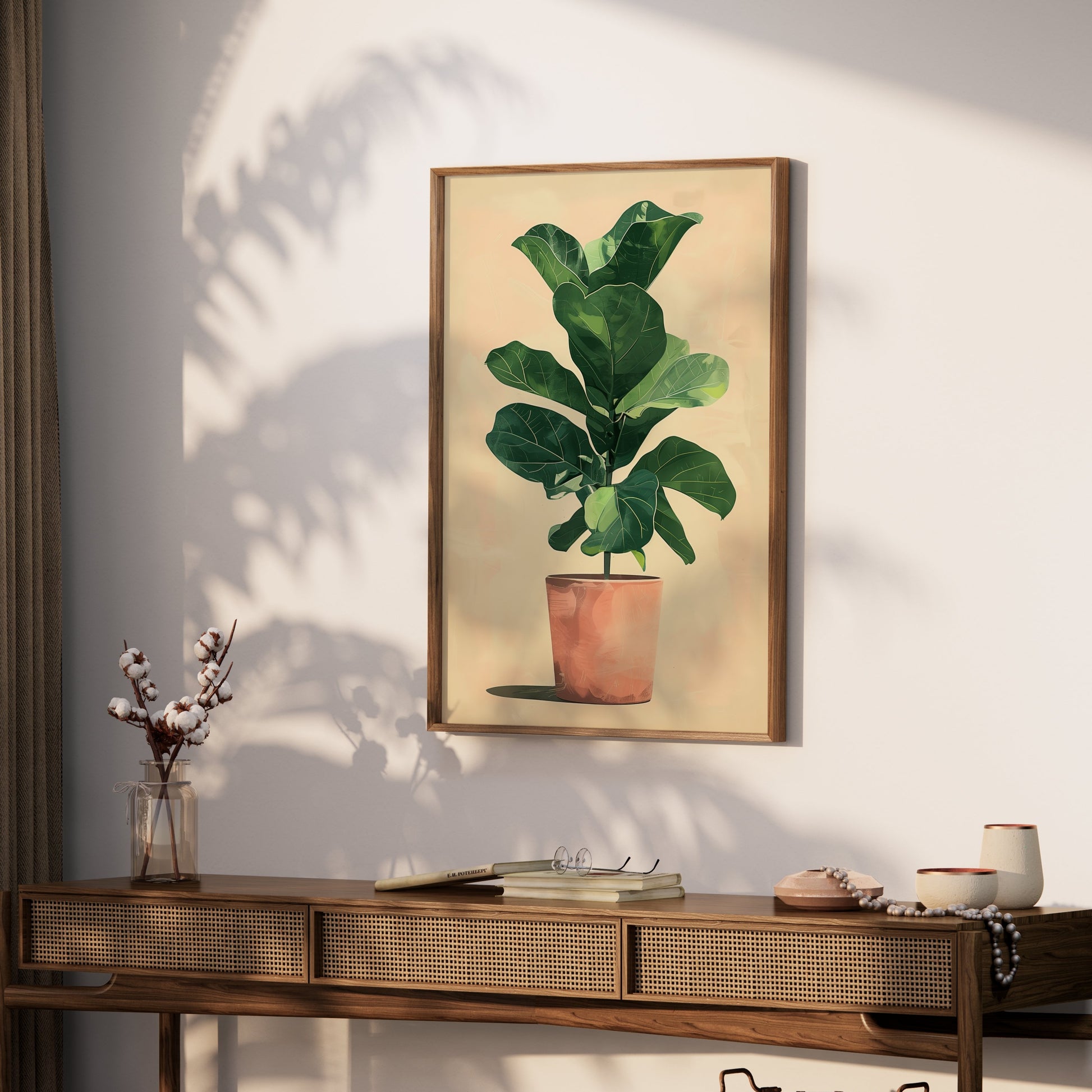 Premium Poster of Botanical Potted Plant Artwork for Home Decor Posters