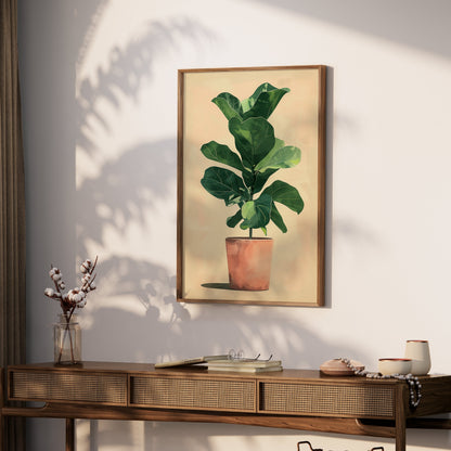 Premium Poster of Botanical Potted Plant Artwork for Home Decor Posters