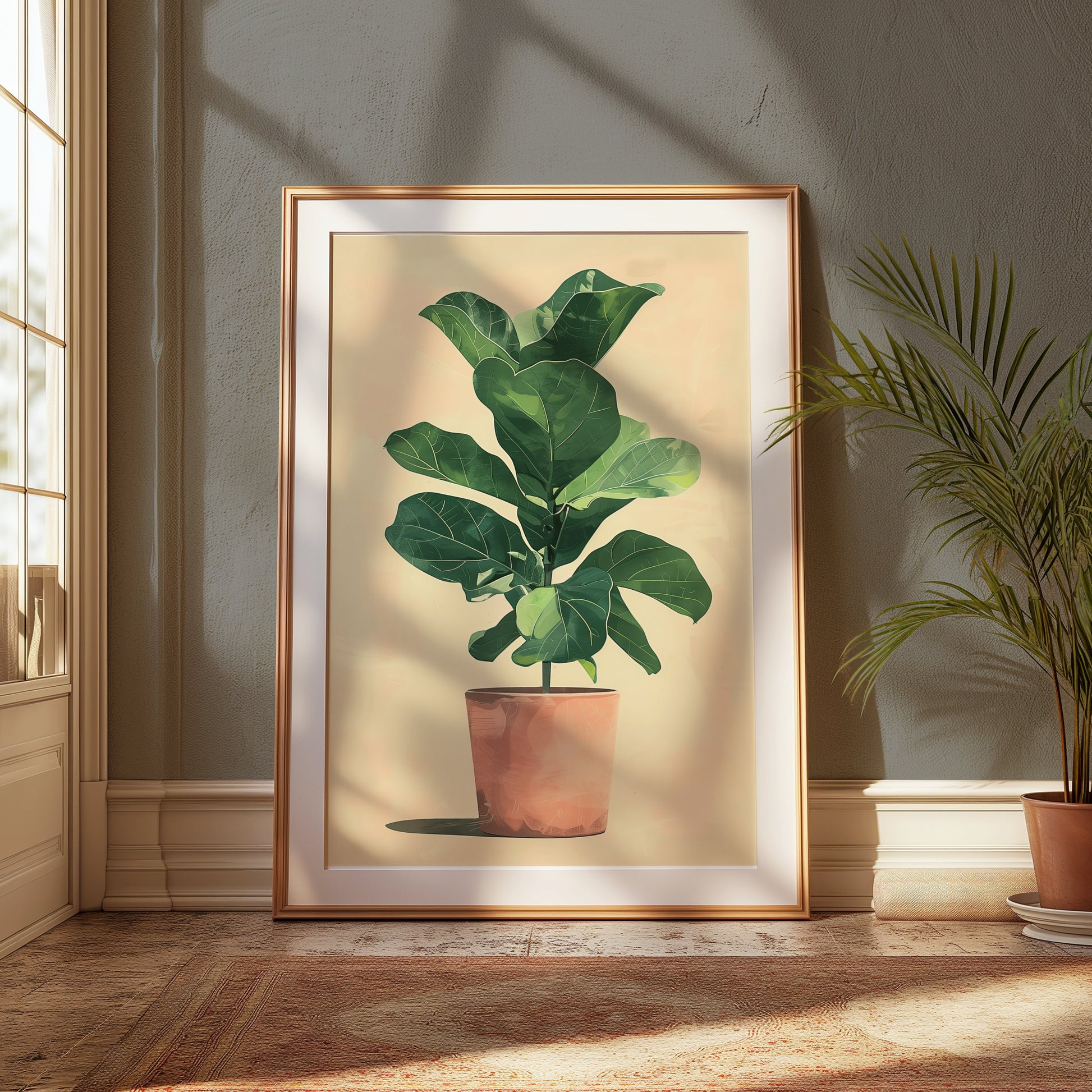 Premium Poster of Botanical Potted Plant Artwork for Home Decor Posters