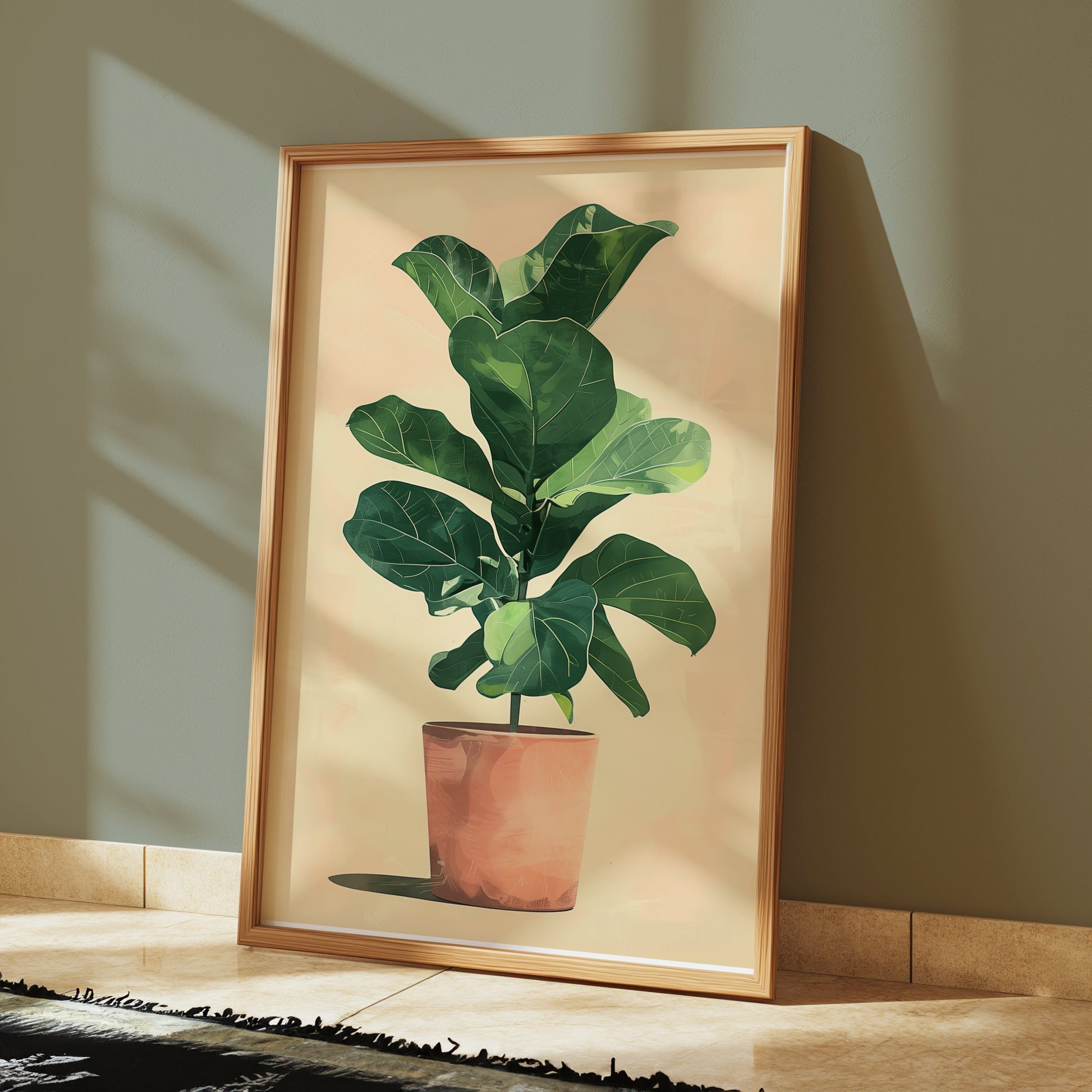 Premium Poster of Botanical Potted Plant Artwork for Home Decor Posters