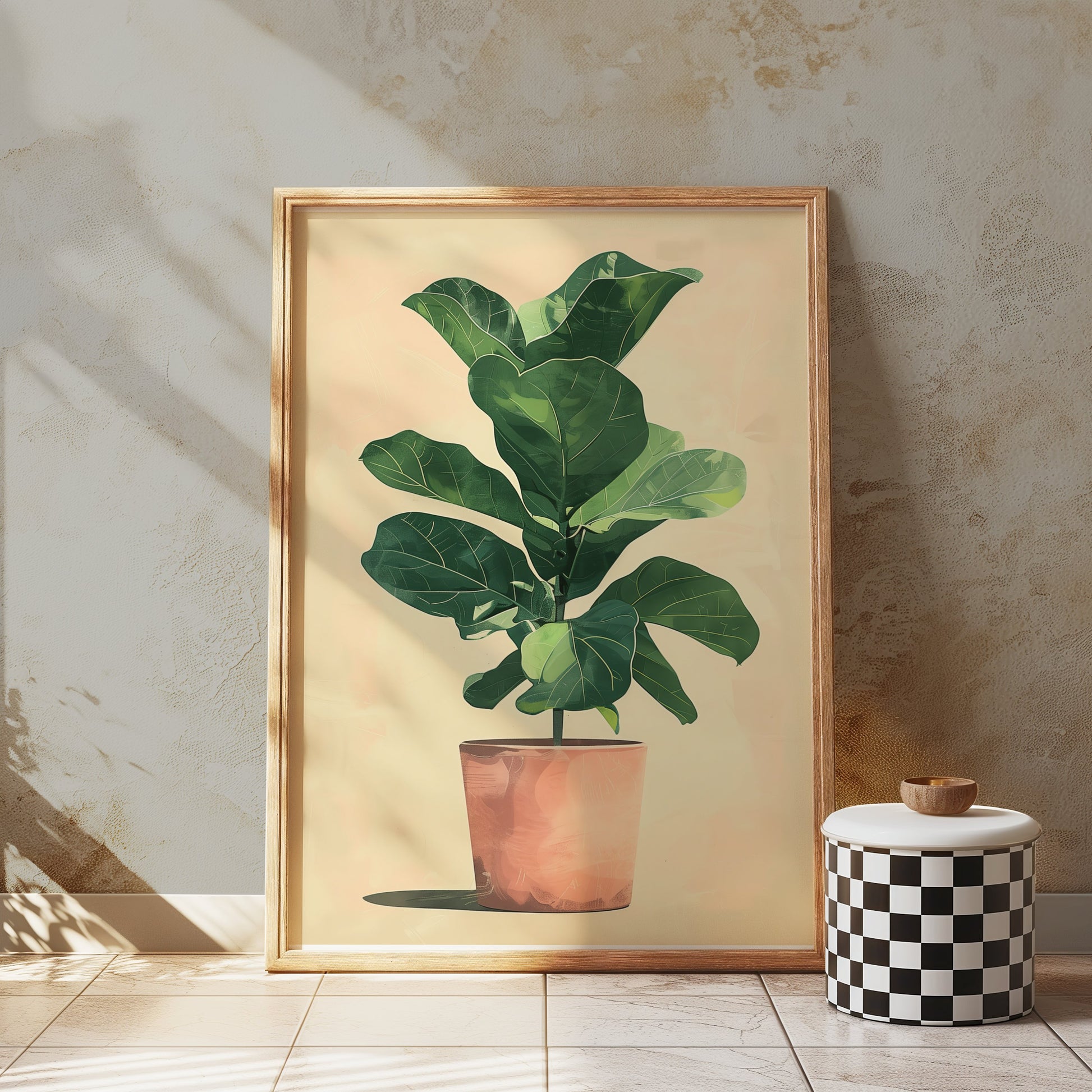 Premium Poster of Botanical Potted Plant Artwork for Home Decor Posters