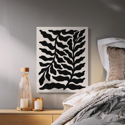 Premium Poster of Botanical Style Floral Wall Art Canvas Wraps