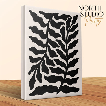 Premium Poster of Botanical Style Floral Wall Art Canvas Wraps