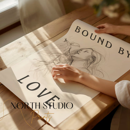 Premium Poster of Bound by Love Artistic Portrait Posters