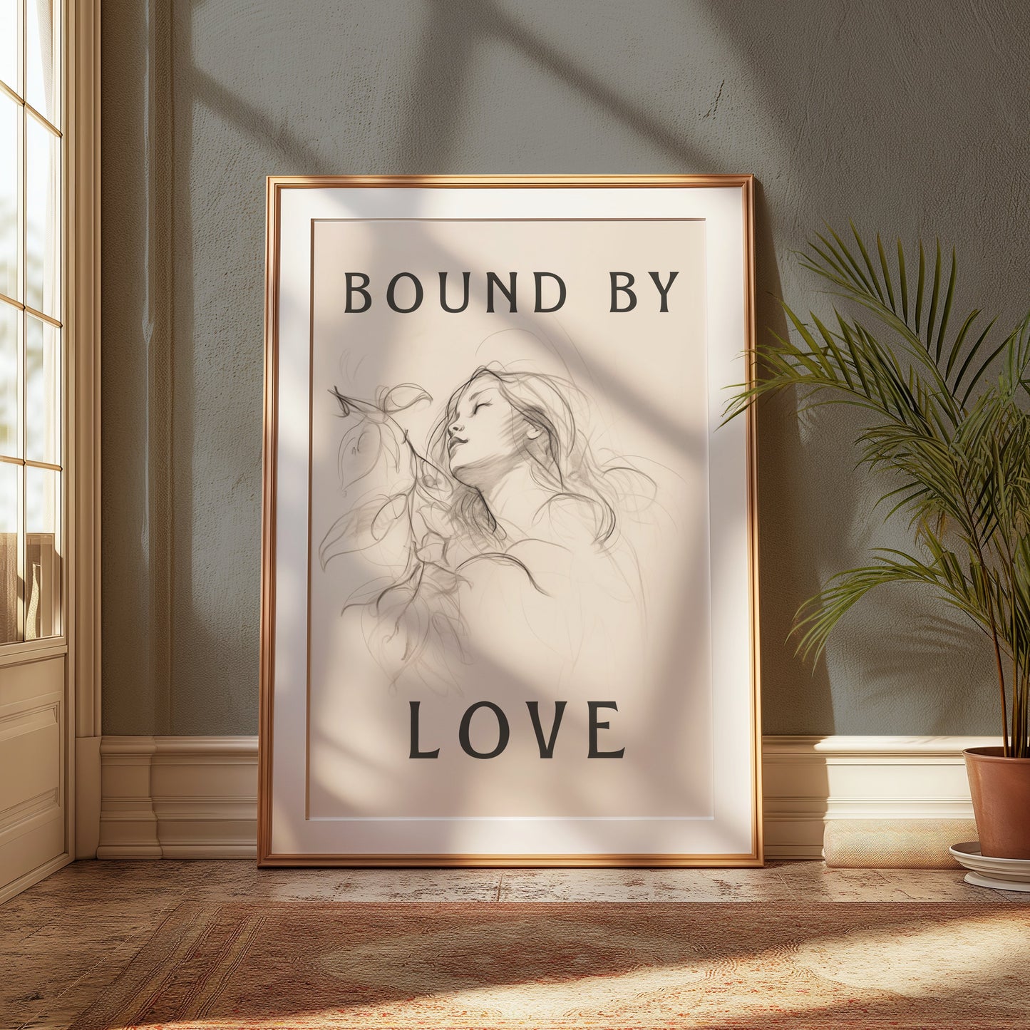Premium Poster of Bound by Love Artistic Portrait Posters