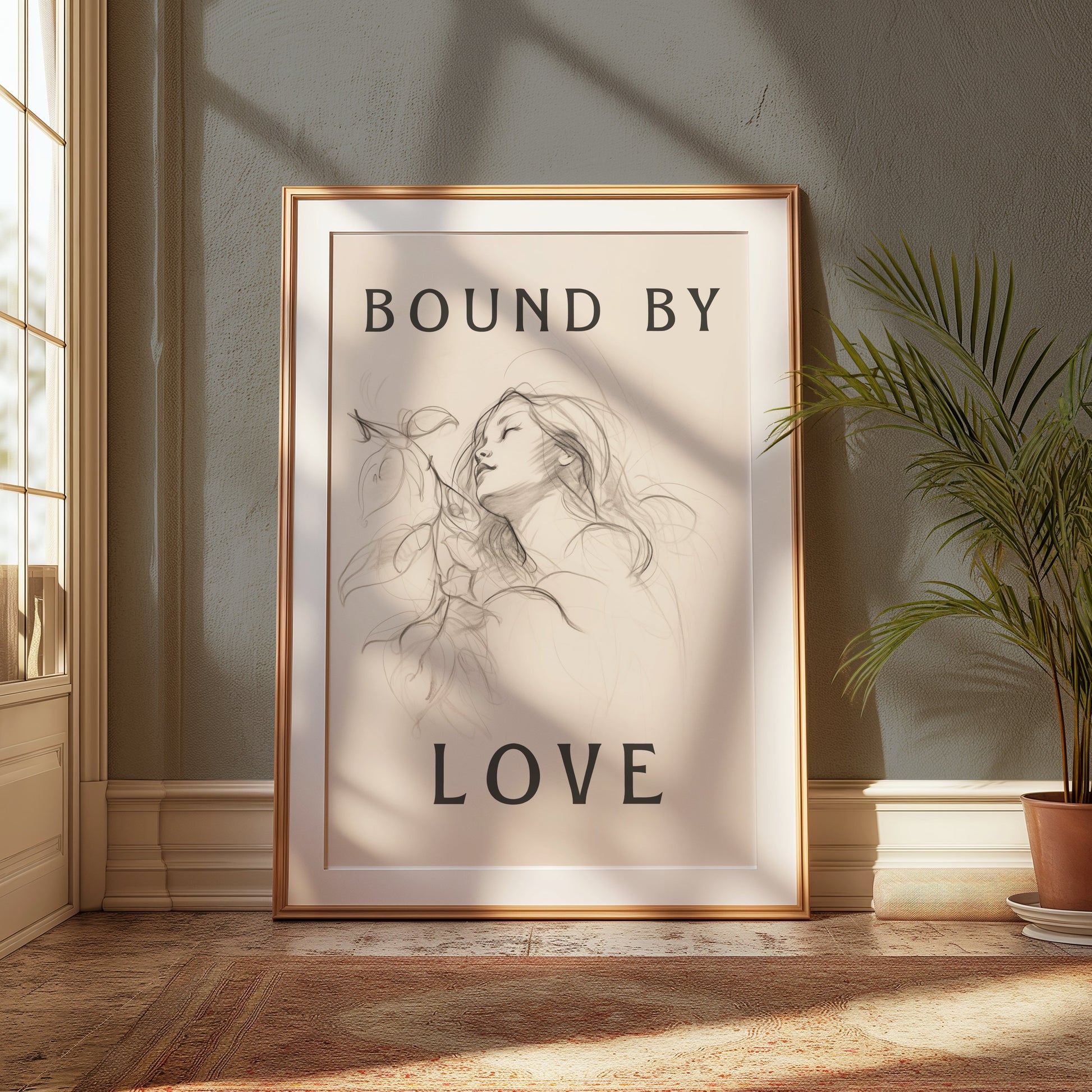 Premium Poster of Bound by Love Artistic Portrait Posters