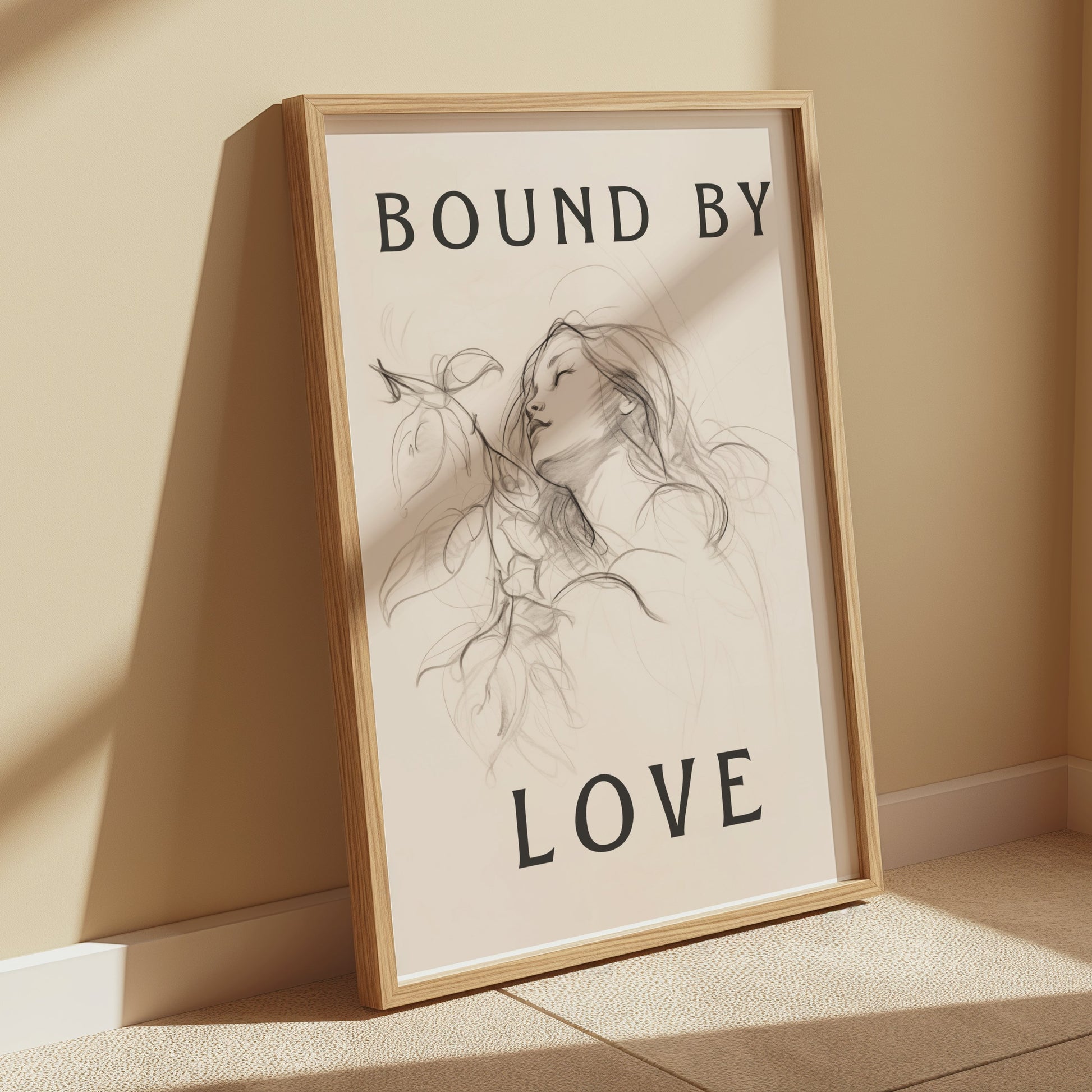 Premium Poster of Bound by Love Artistic Portrait Posters