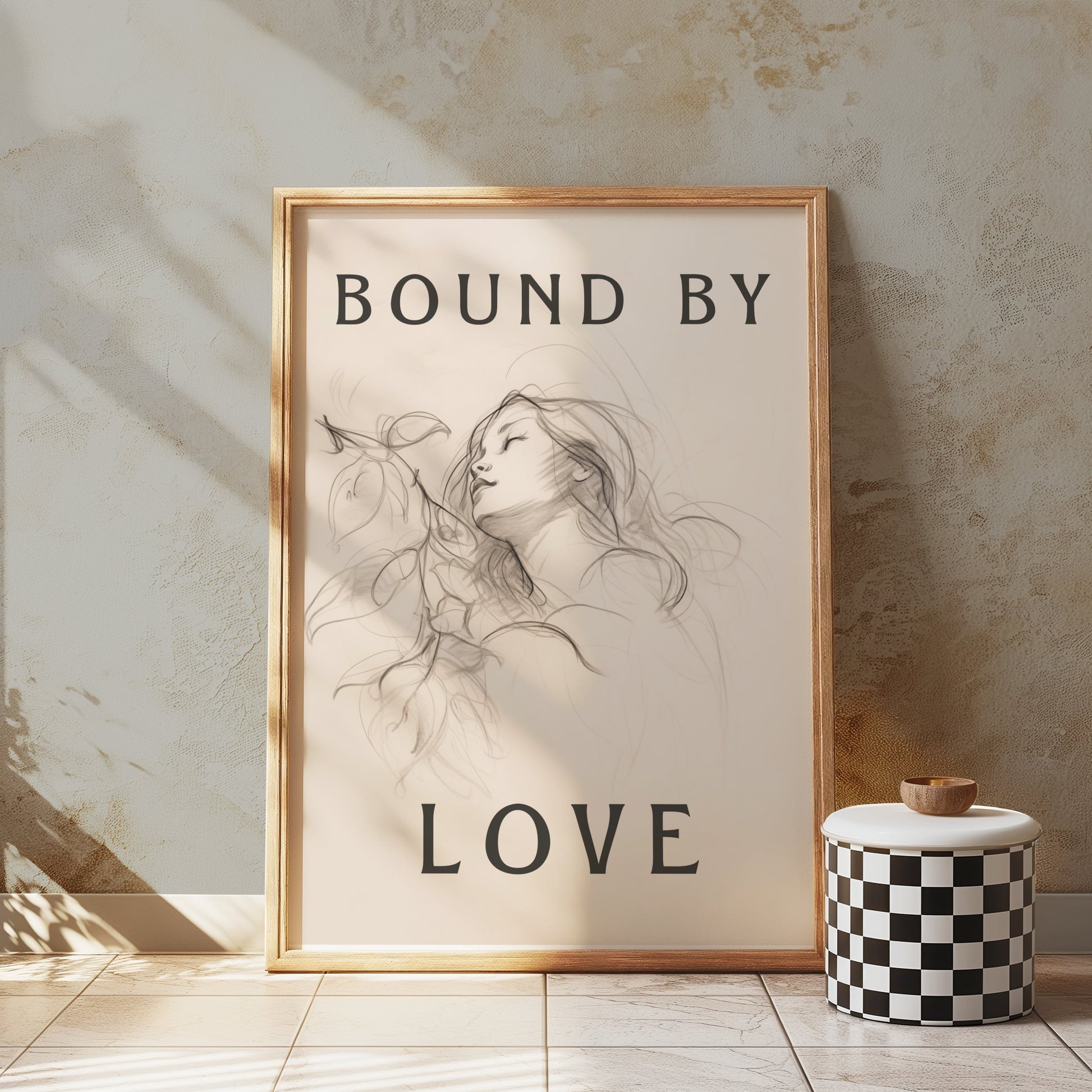 Premium Poster of Bound by Love Artistic Portrait Posters