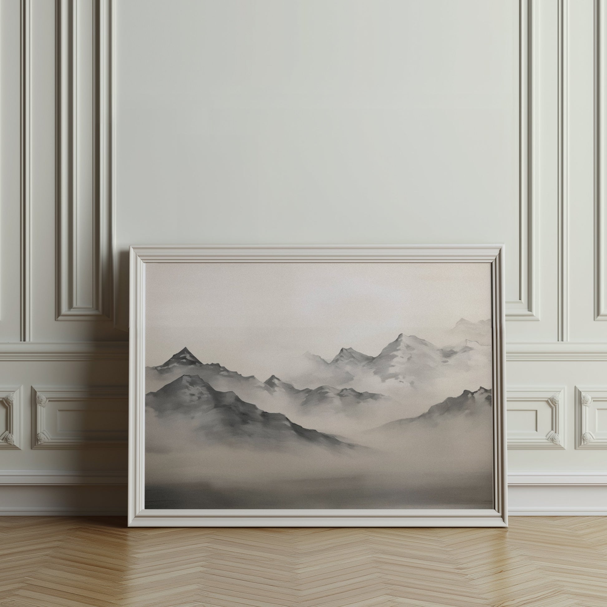Premium Poster of Breathtaking Mountain Landscape Art for Home Posters