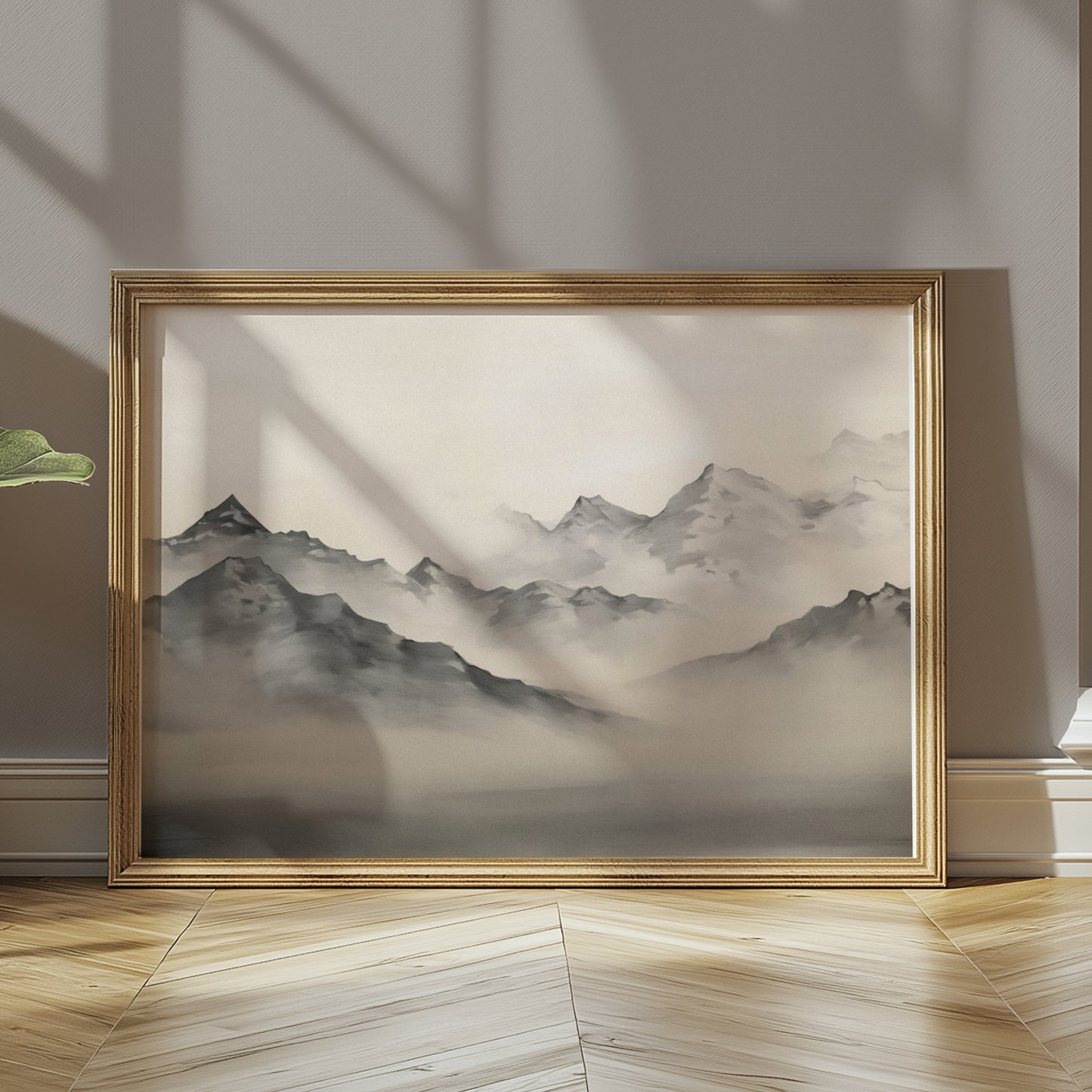 Premium Poster of Breathtaking Mountain Landscape Art for Home Posters
