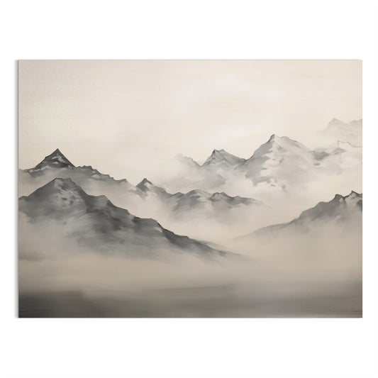 Premium Poster of Breathtaking Mountain Landscape Art for Home Posters