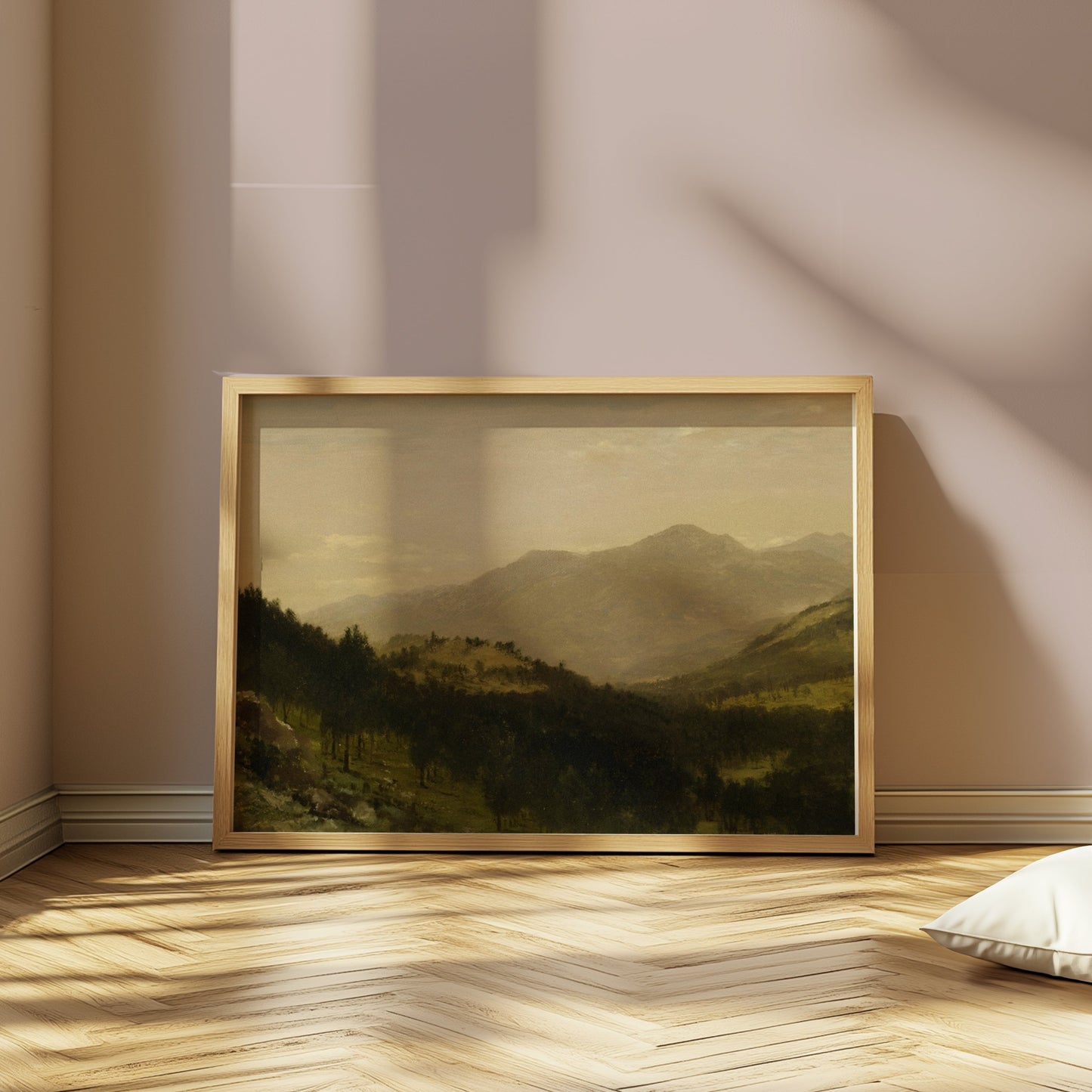 Premium Poster of Breathtaking Mountain Landscape in Natural Colors Posters