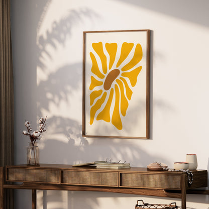 Premium Poster of Bright Abstract Shape Modern Art Design Posters