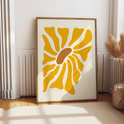 Premium Poster of Bright Abstract Shape Modern Art Design Posters