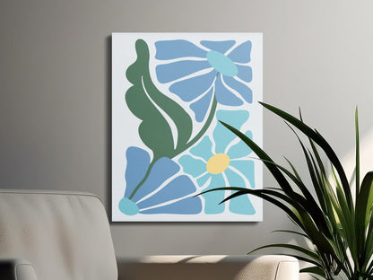 Premium Poster of Bright Blossoms Oversized Floral Canvas Wraps
