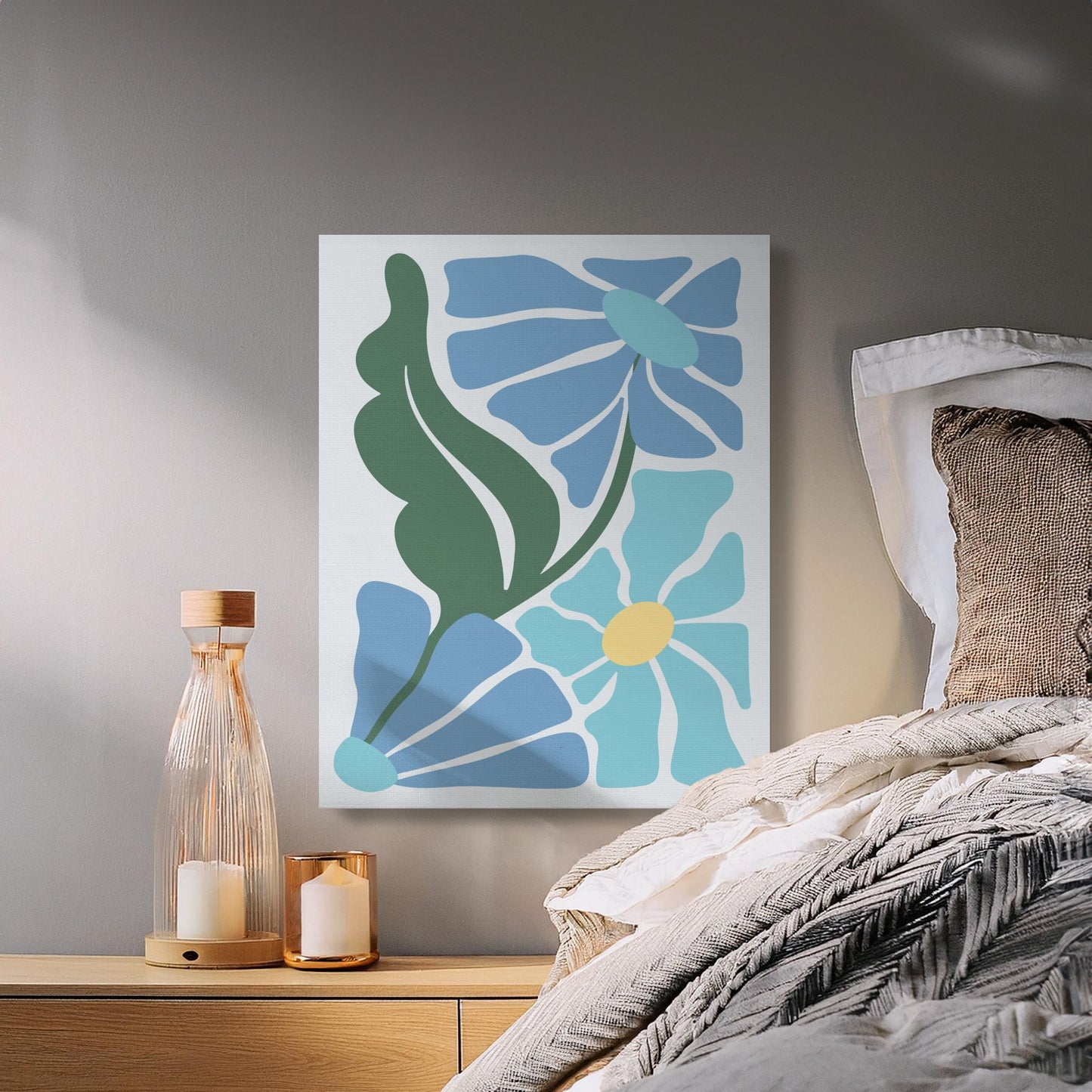 Premium Poster of Bright Blossoms Oversized Floral Canvas Wraps