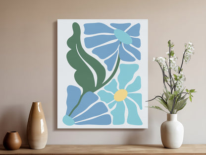 Premium Poster of Bright Blossoms Oversized Floral Canvas Wraps