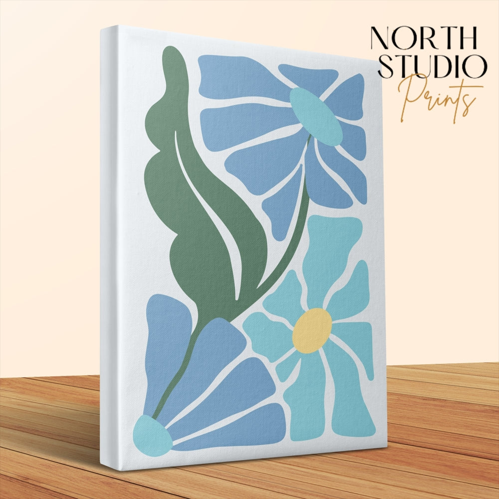 Premium Poster of Bright Blossoms Oversized Floral Canvas Wraps