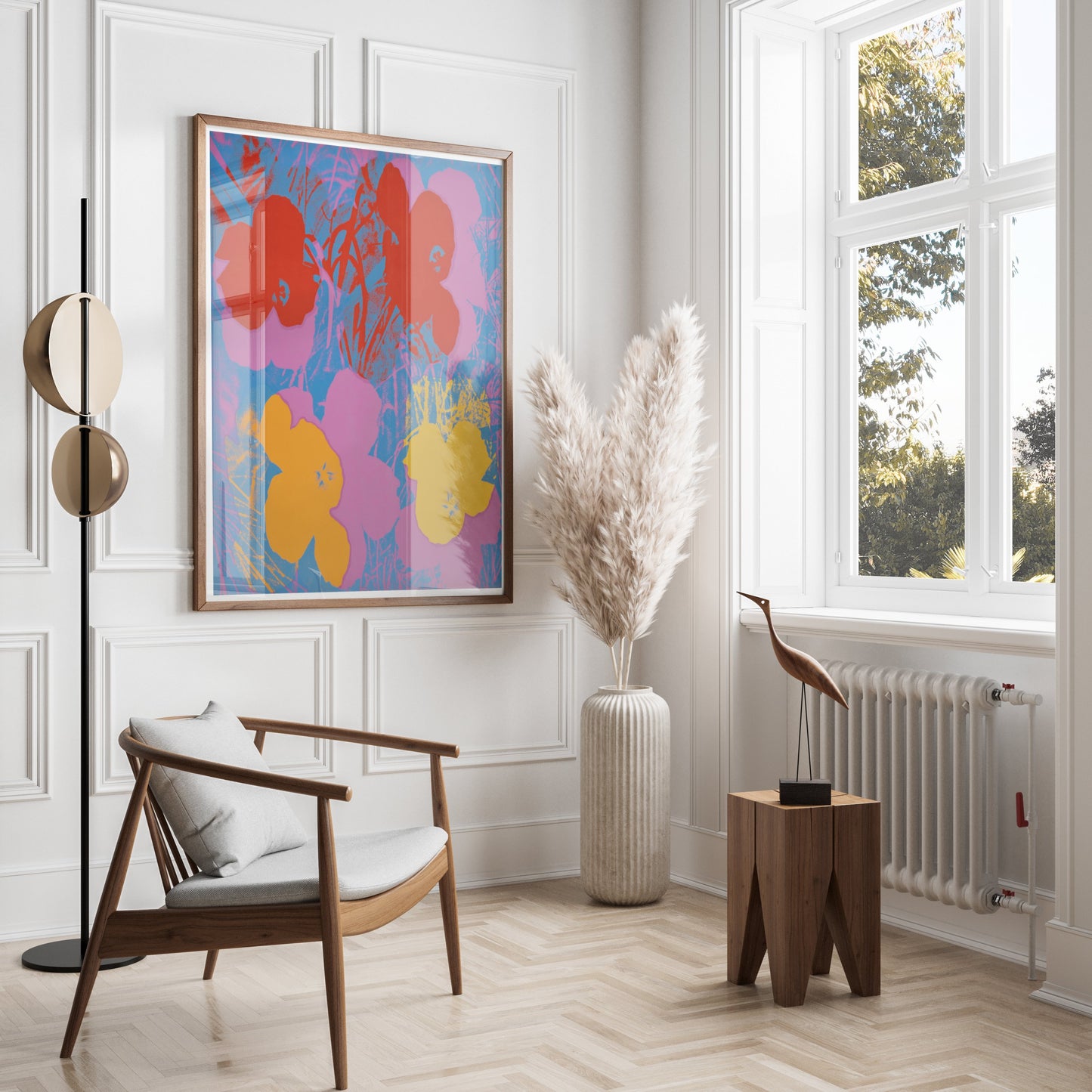 Premium Poster of Bright and Colorful Floral Art Posters