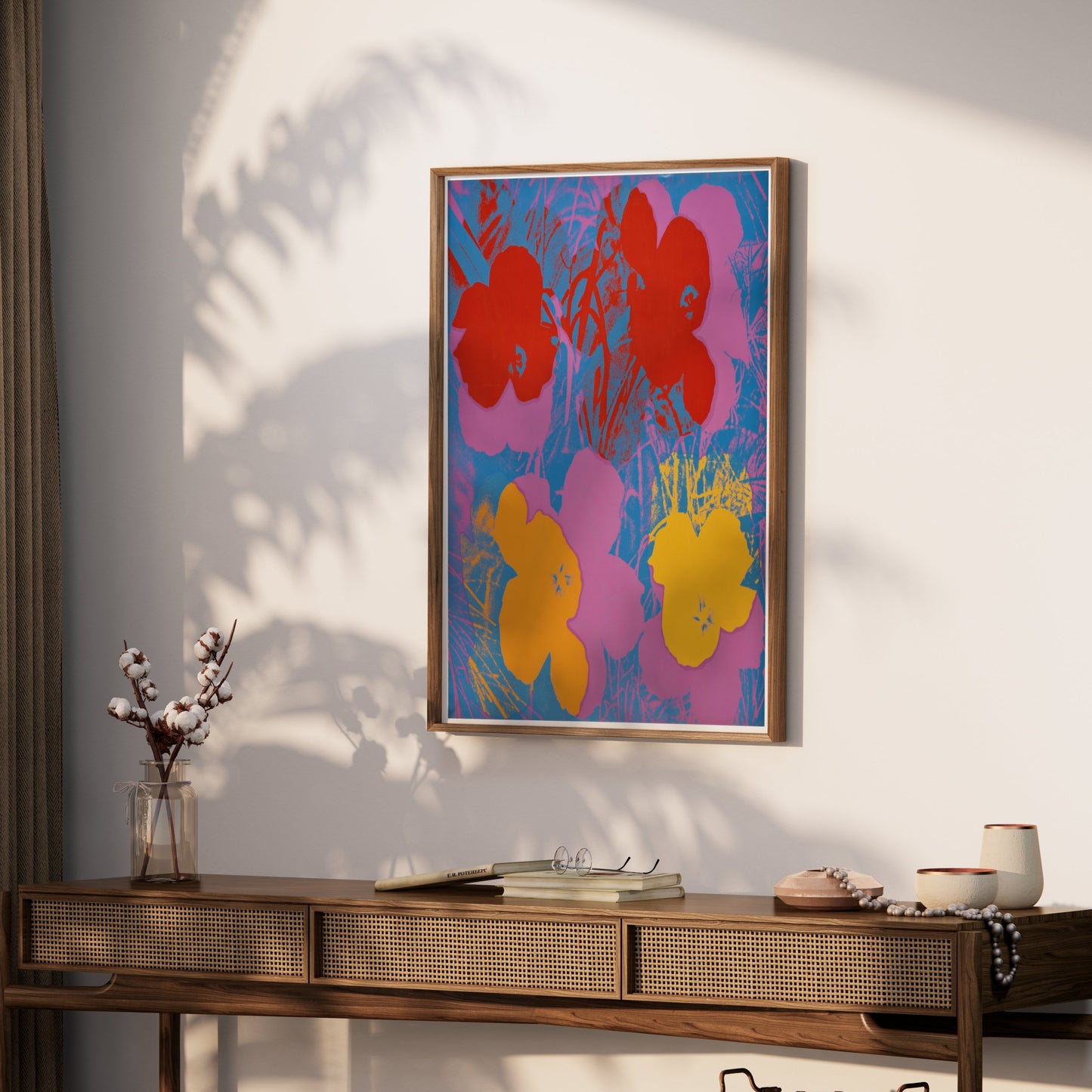 Premium Poster of Bright and Colorful Floral Art Posters