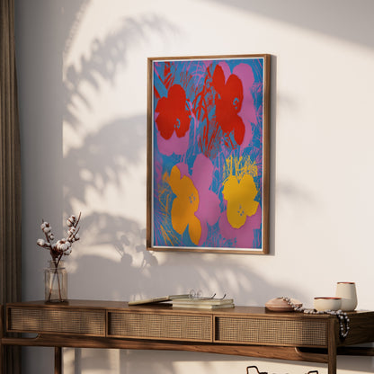 Premium Poster of Bright and Colorful Floral Art Posters