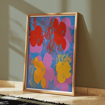 Premium Poster of Bright and Colorful Floral Art Posters