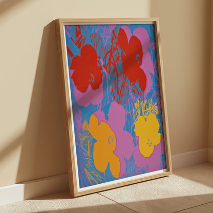 Premium Poster of Bright and Colorful Floral Art Posters