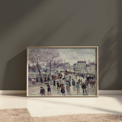 Premium Poster of Busy Paris Street Historical Scene Art Posters