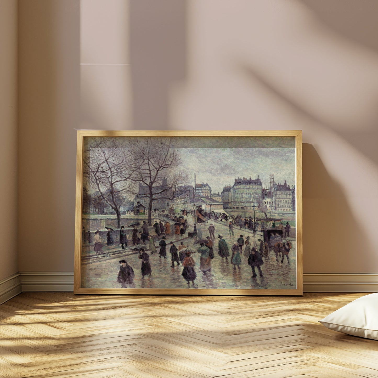 Premium Poster of Busy Paris Street Historical Scene Art Posters