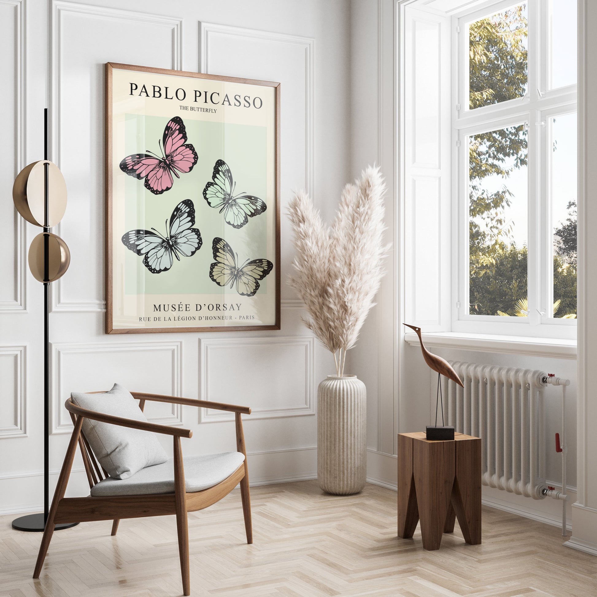 Premium Poster of Butterfly Art by Pablo Picasso Posters