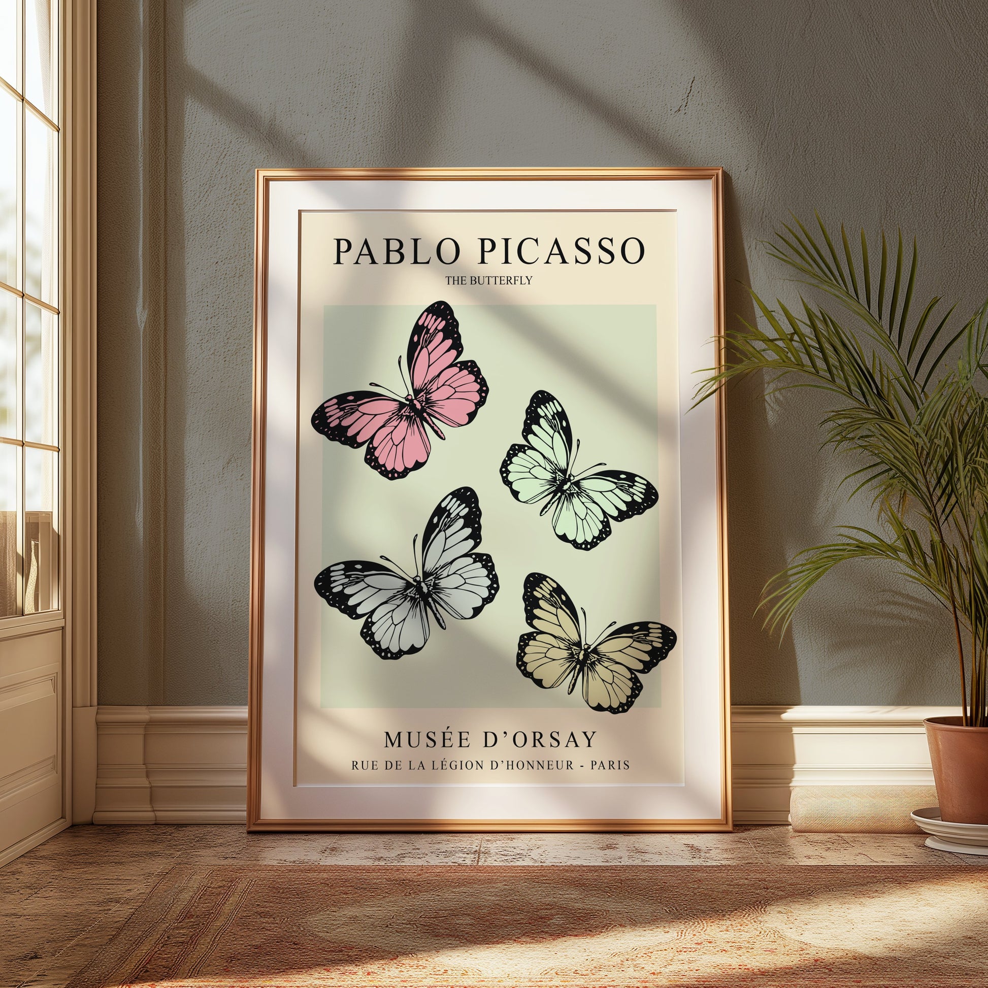 Premium Poster of Butterfly Art by Pablo Picasso Posters