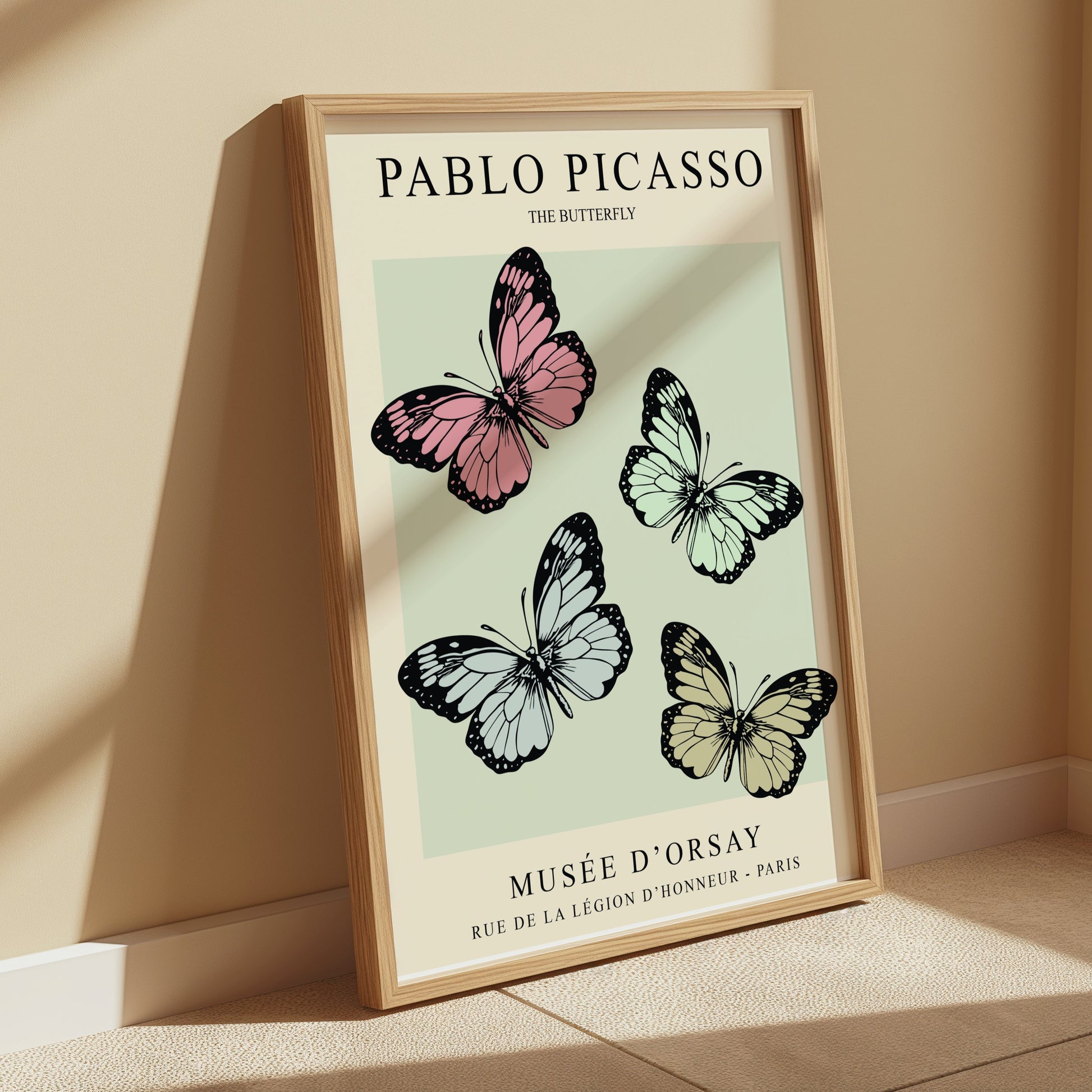 Premium Poster of Butterfly Art by Pablo Picasso Posters