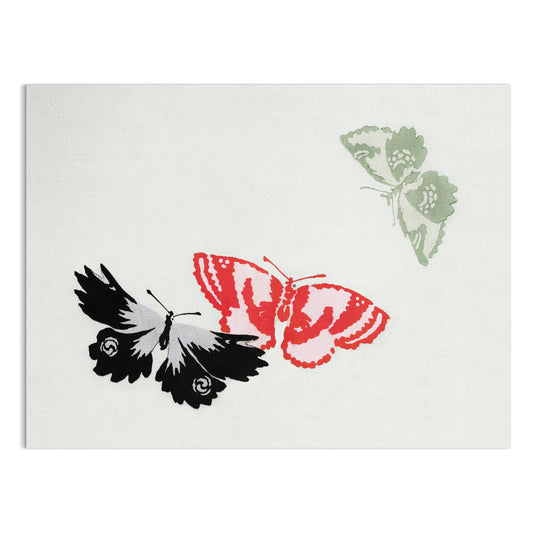 Premium Poster of Butterfly Flight Trio Japanese Art Prints Posters
