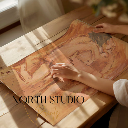 Premium Poster of Captivating Abstract Figure Artwork Wall Decor Posters