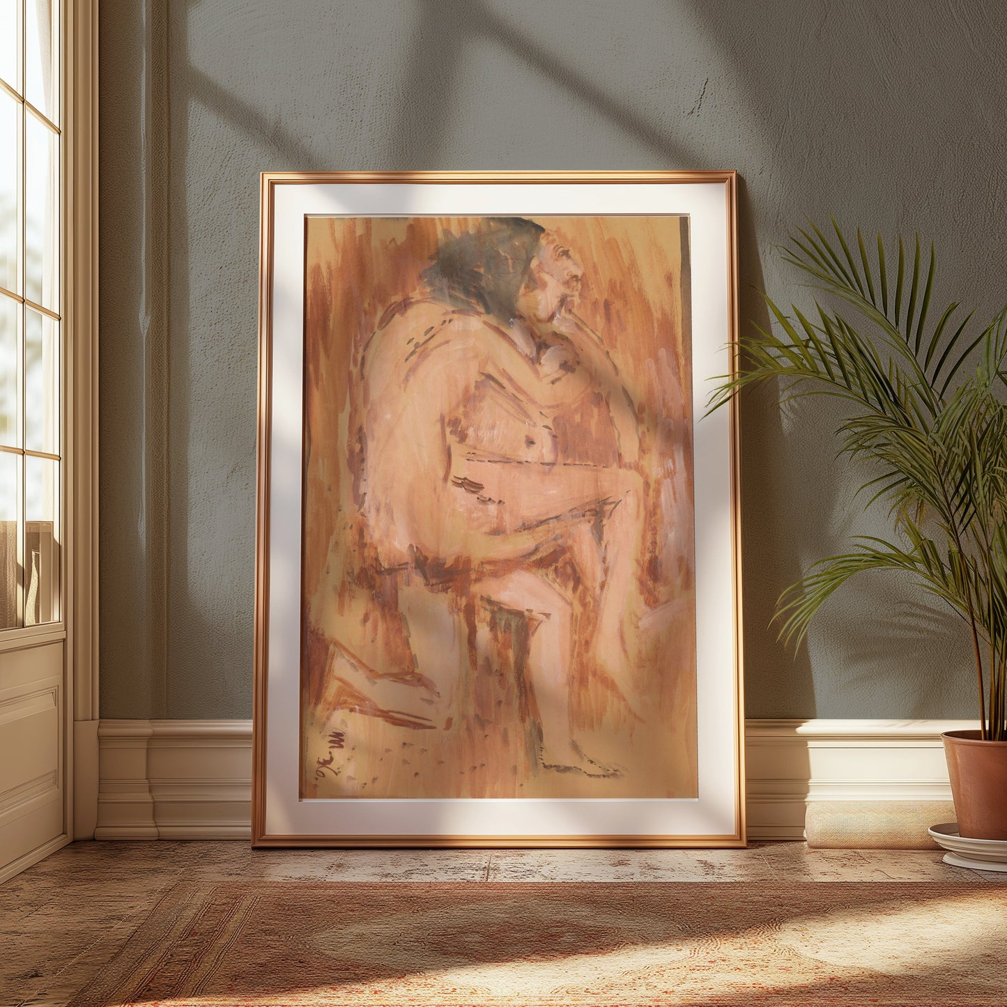 Premium Poster of Captivating Abstract Figure Artwork Wall Decor Posters