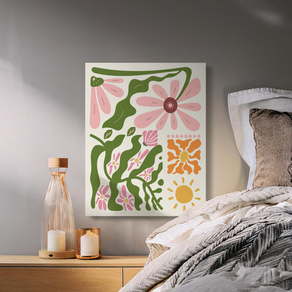 Premium Poster of Captivating Floral Wall Art on Beautiful Canvas Wraps