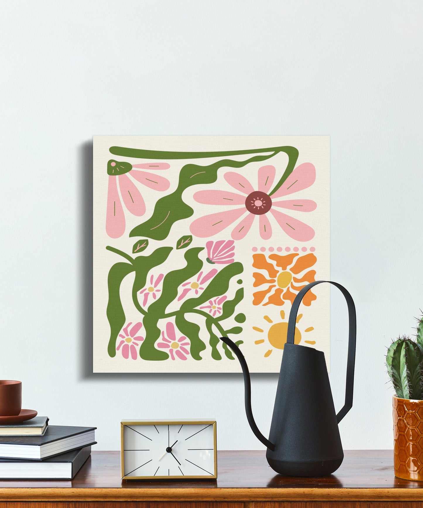 Premium Poster of Captivating Floral Wall Art on Beautiful Canvas Wraps