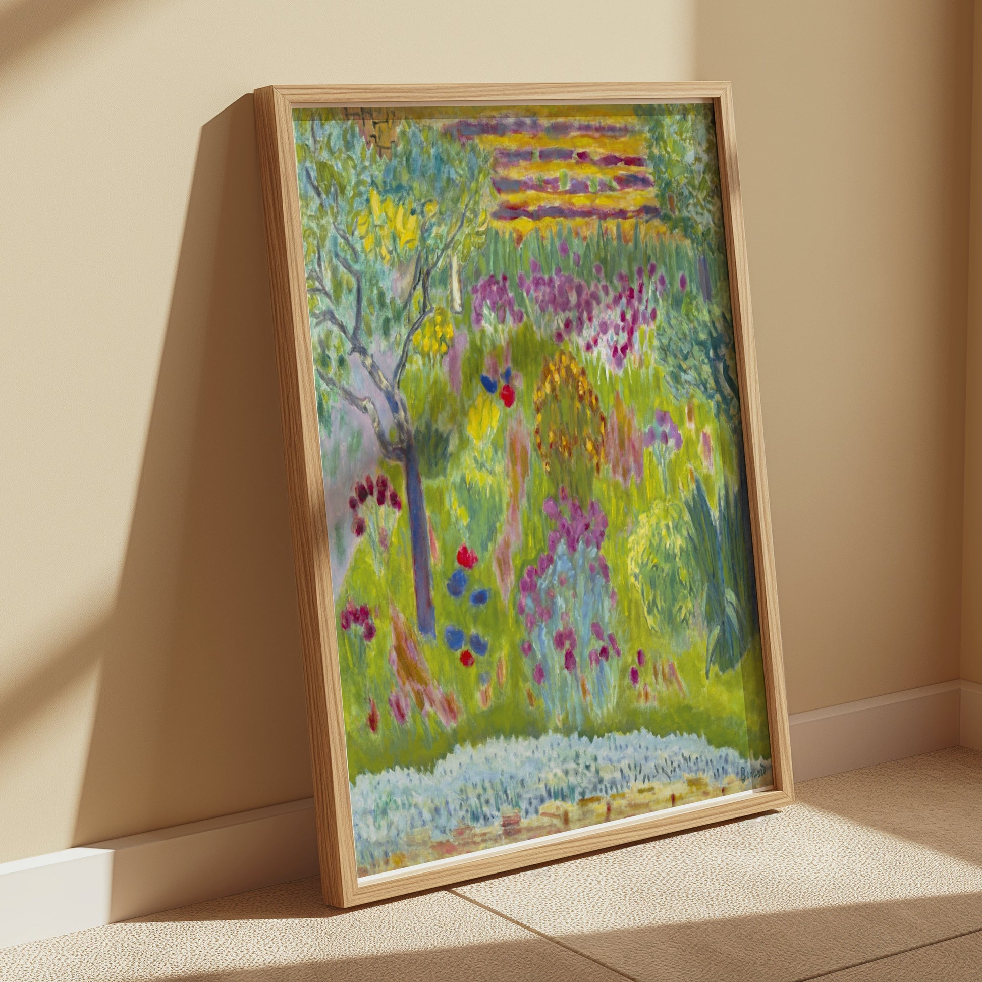 Premium Poster of Captivating Impressionist Garden Scene Art Print Posters